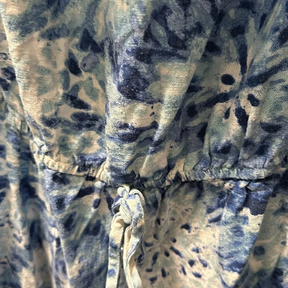 Girls Blue & White Romper/Jumper Chloe + Rene Size Large - Picture 3 of 5